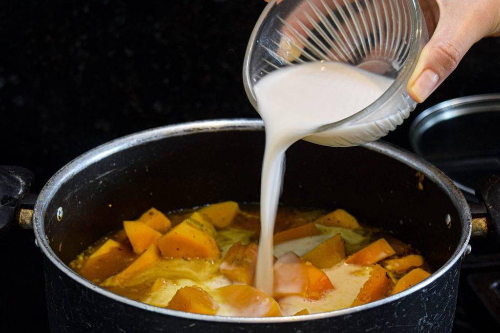crema de ahuyama especiada