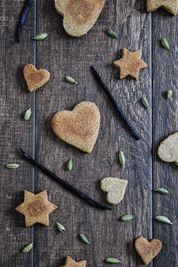 galletas de cardamomo y vainilla