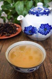 taza de té blanco