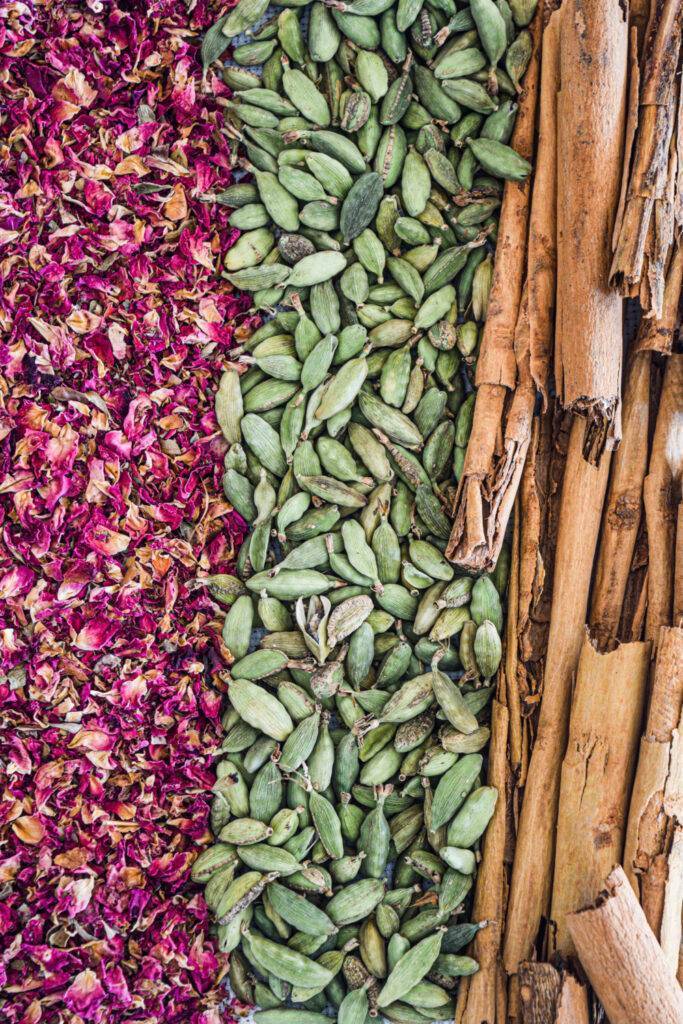 kulfi de rosas y especias