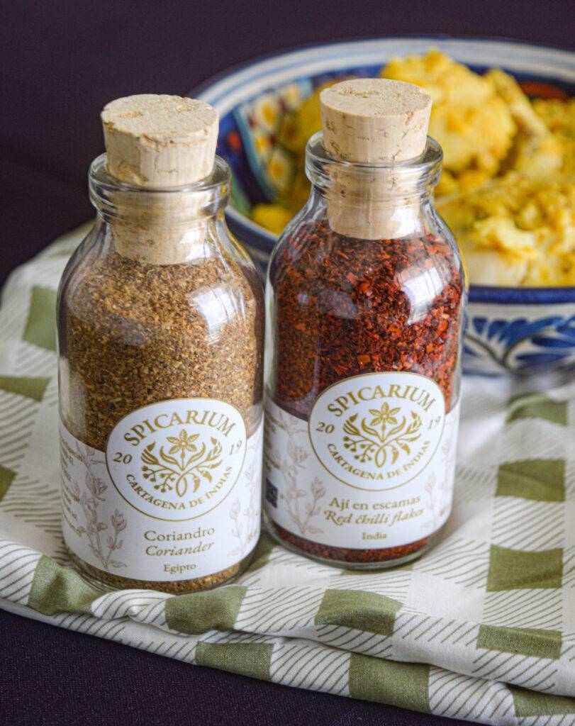 curry de tilapia con coco y especias